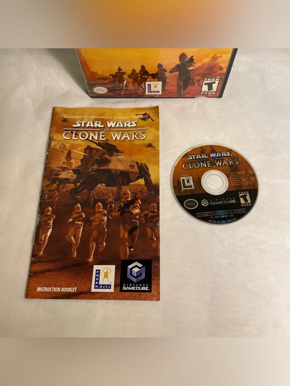 Star Wars: The Clone Wars (Nintendo GameCube, 2002) - Complete - CIB - Tested